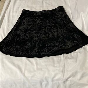 Forever 21 Black Mini Skater Skirt for Night Out